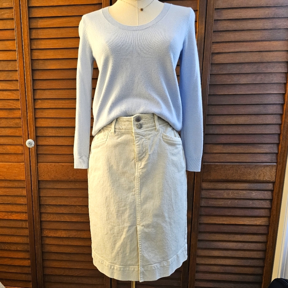 LOFT Long-sleeved Light Blue Sweater (SP)
